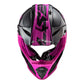 LS2 MX437 Fast Evo Roar Mat Blk/Pink Helmet Sz S