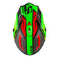 JUST1 J38 Blade MX Helmet - Red/Lime/Black Matt