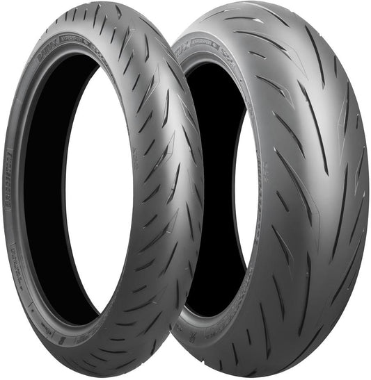 Set - Bridgestone S22 110/70R17 Front & 140/70R17 Rear Road Tyres