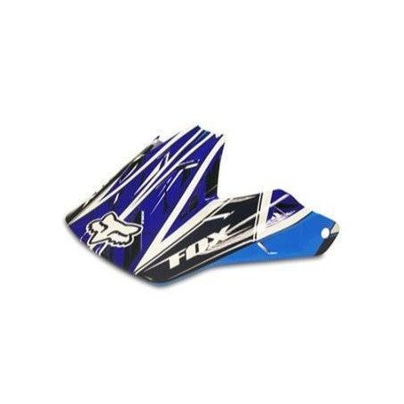 Fox V3 SX Race Helmet Visor Blue
