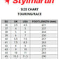 Stylmartin-touring-race-Size-Chart
