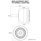 QL 360 to Gimbal Adaptor tech drawing