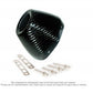 FMF End Cap Kit Carbon