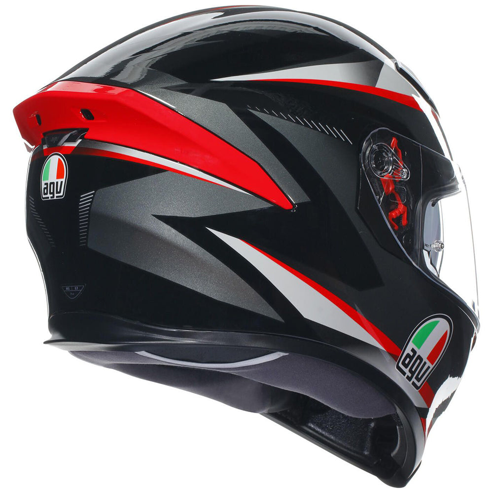 AGV K5 S [PLASMA BLACK GREY RED] 3