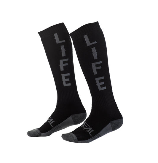 O'Neal PRO MX Ride Life Sock - Black/Grey