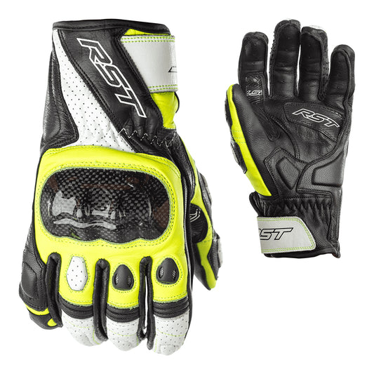 RST STUNT 3 CE GLOVE [BLACK FLO YELLOW] 1