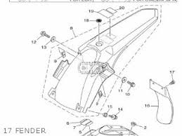 Rear Fender Guard - YZ 2015-19