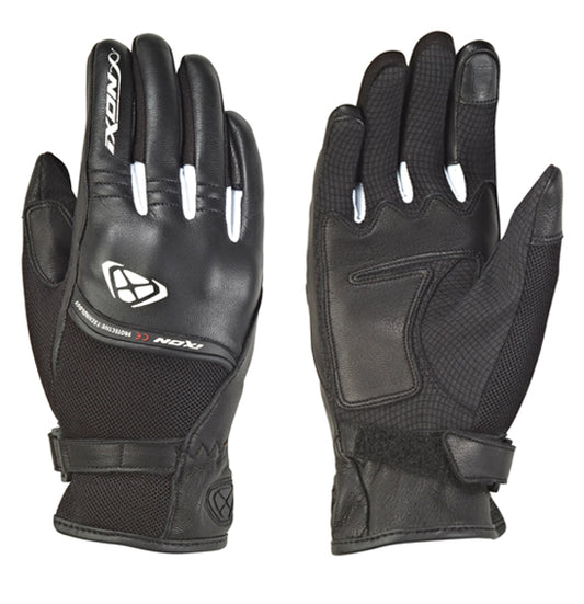 Ixon RS SHINE 2 LADY Glove Blk/Wht - Urban Leather/Textile
