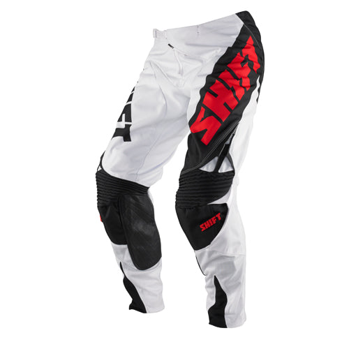 04377-Shift Reed Replica Pants White/Red-Left side