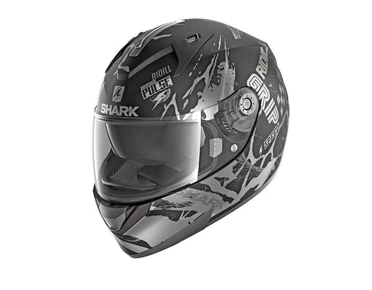 Shark Ridill Drift-R Blk/Ant/Slv Road Helmet