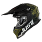 JUST1 J39 Kinetic Green Camo Black Matt Helmet