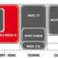 Set of Pirelli Angel GT 120/70ZR17 & 180/55ZR17 Road Tyres